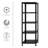 72" High Rolling 5 Shelf Bookcase-1410378672