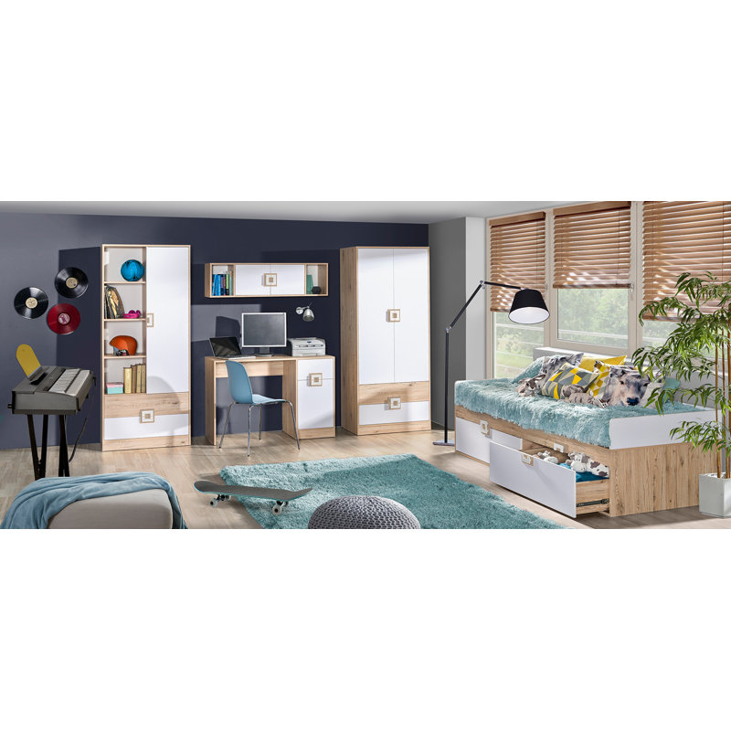 Nimes 2 Door Manufactured Wood Wardrobe, Oak
