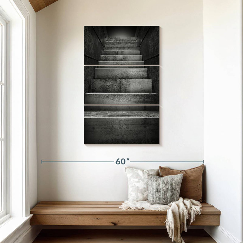 Lilie Dark Stairs, 45" H x 28" W