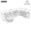 Ensemble de canapés modulaires surdimensionnés de 59 po Boneless-1782101494