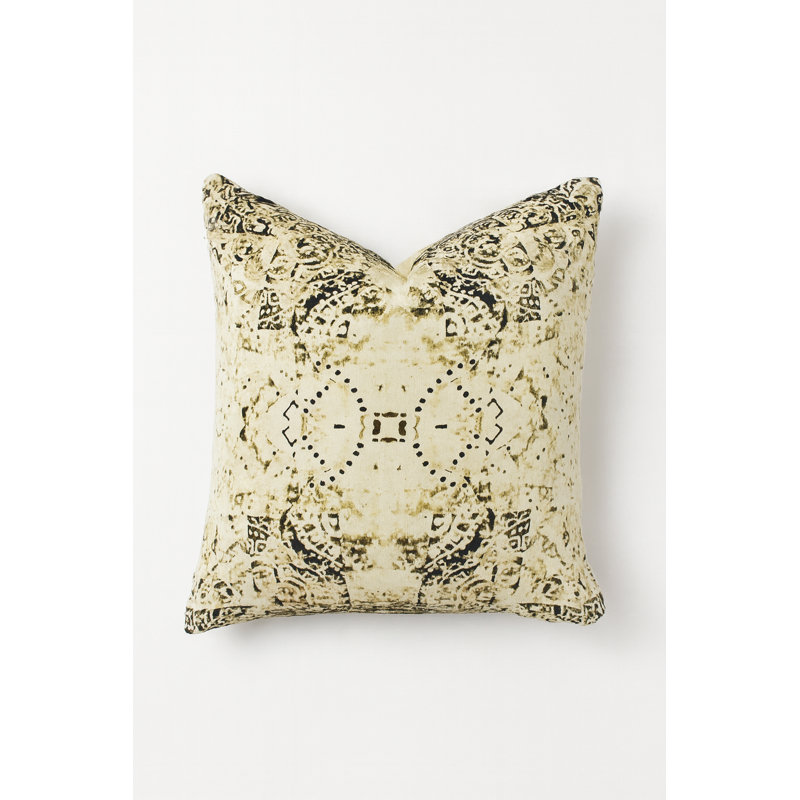 Ikat Cotton Throw Pillow