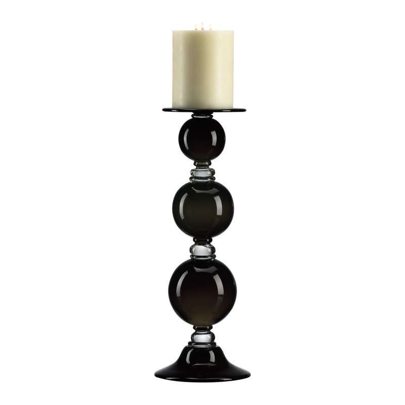 Trevi 21'' H Glass Tabletop Candlestick