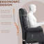 Fauteuil de direction, siège de bureau ergonomique en cuir synthétique avec repose-pieds, fauteuil inclinable et pivotant-680358129