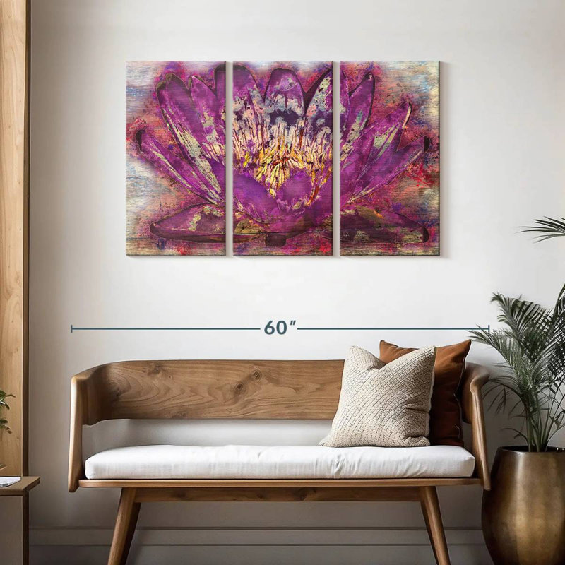 Harnek fantaisie lotus I, H 28 po x l 45 po