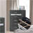 Naima Black Finish Chest