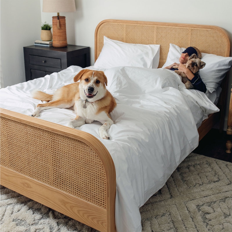 Cotton Blend Bedding, King Duvet Cover + 7 Pieces Included