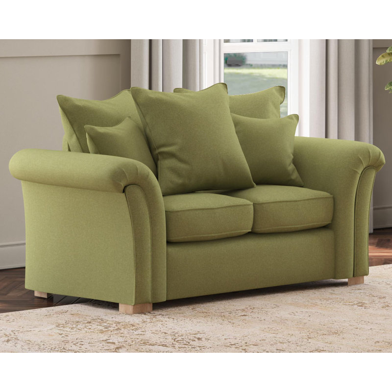 Castleacre Two Seater, Scatter Back, Olive