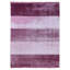Tapis intérieur rose contemporain en soie et viscose tissé à la main