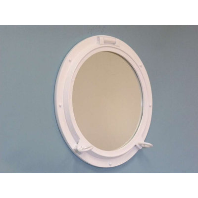 Ellert Wood Round Wall Mirror