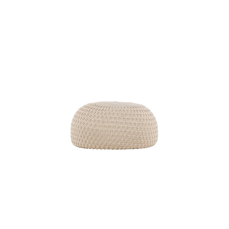 Monquel 196cm Wide Round Pouf Ottoman