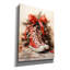 Toile épique Graffiti «Christmas Présent Red Shoes» par Momart, 12 po x 16 po-1272152268