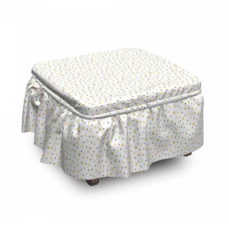 Housse pour repose-pieds à coussins carrés, Pattern 2