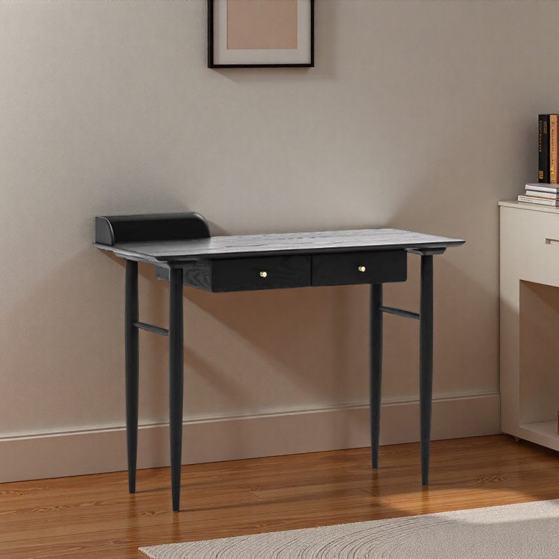 Exquisite Household-style Solid Wood Writing Desk, 33.85" H x 47.24" W x 21.65" D