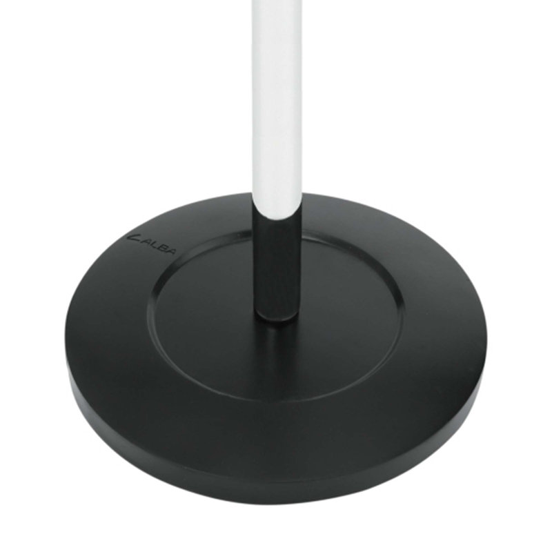 Chrome and Black Coat Stand with Umbrella Holder