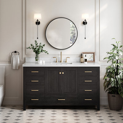 Ensemble de meuble-lavabo simple 61 po Grevera