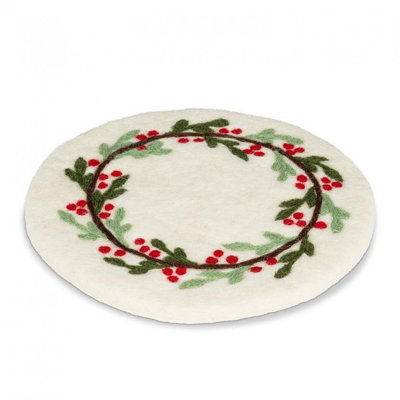 Trivet Mistletoe & Berries