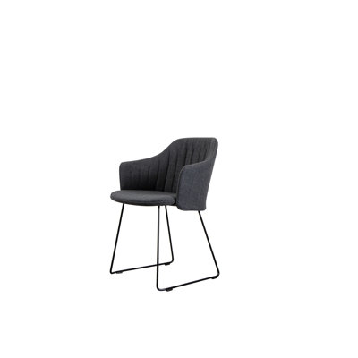Choice Chair Indoor and Sledge Steel Base with Upholstery Cover Set (Cane-line Ambience Seat-Back Cover)
