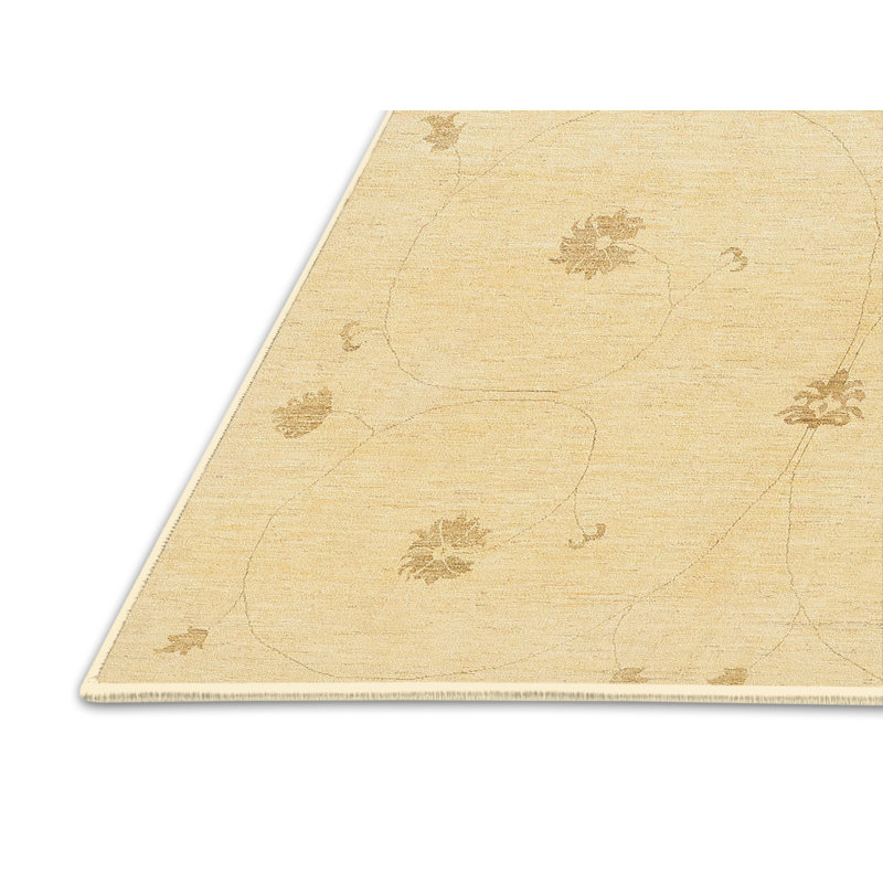 Tapis beige contemporain, Rectangle de 3 pi x 5 pi
