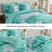7 Piece Floral Comforter Set Soft Microfiber Bedding Set with Sheets for All Seasons-122608032-122608039