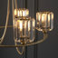 Ampelius 5 - Light Waggon Wheel Chandelier