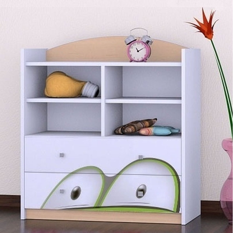Lana 96cm H X 86cm W Kids Cube, Bright Pear