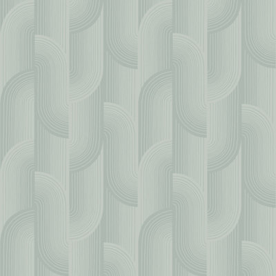 Precious Weaves Collection Geometric Swirls Wallpaper Roll