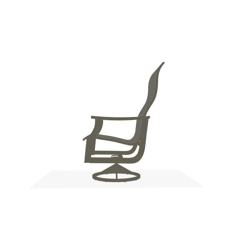 St. Catherine Polymer Outdoor Lounge Chair, Storm, Burke