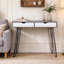 Concrete Top End Table
