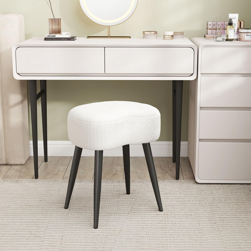 Tabouret de coiffeuse Teddy Velvet