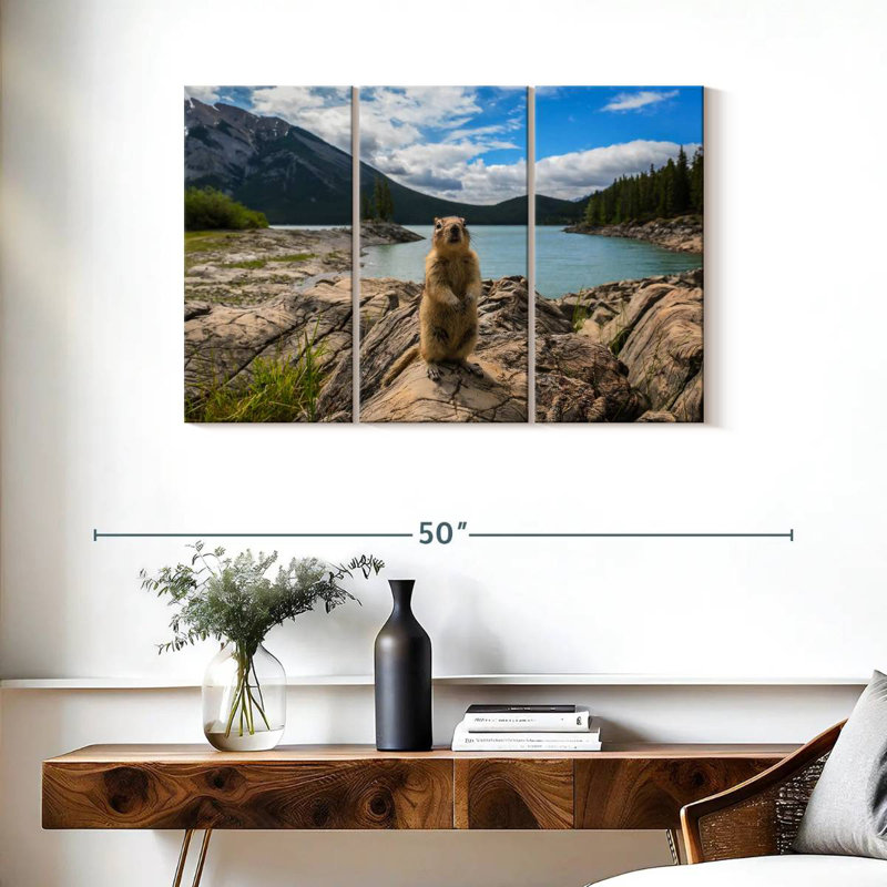 Brampt Adorable Chipmunk, 24" H x 38" W