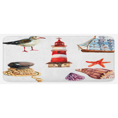 Tapis de cuisine nautique