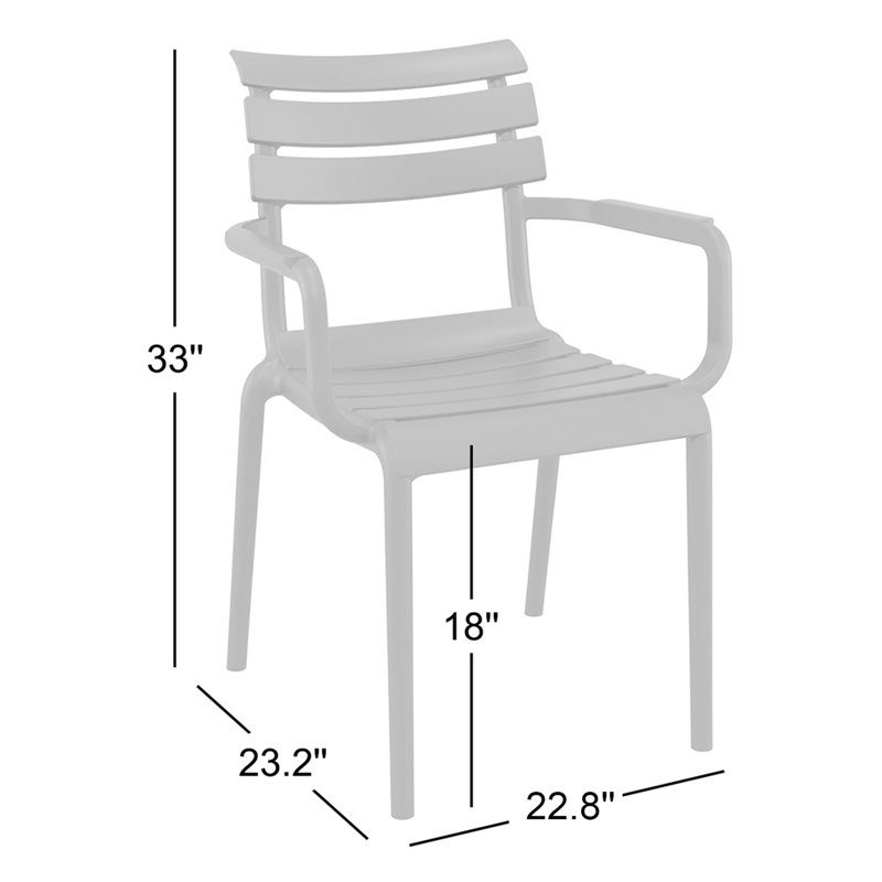 Fauteuil de salle à manger Aragons, Vert olive