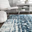 Tapis bleu/blanc-18100848