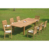 Ralon Outdoor 11 - Piece Teak Dining Set