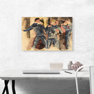 " Dancing Sailors 1918 " by Charles Demuth Painting Print