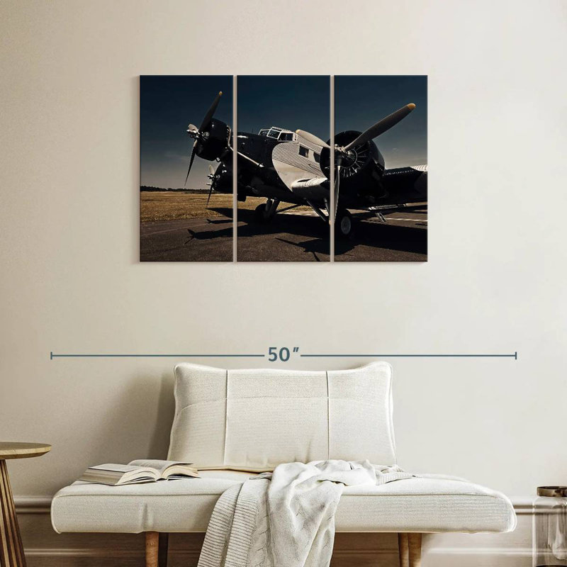 Junkers Ju 52 Aircraft, 24" H x 38" W