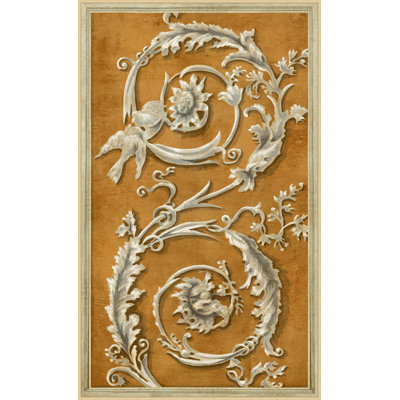 Antique Scroll " Antique Scroll 1 " by Lillian August