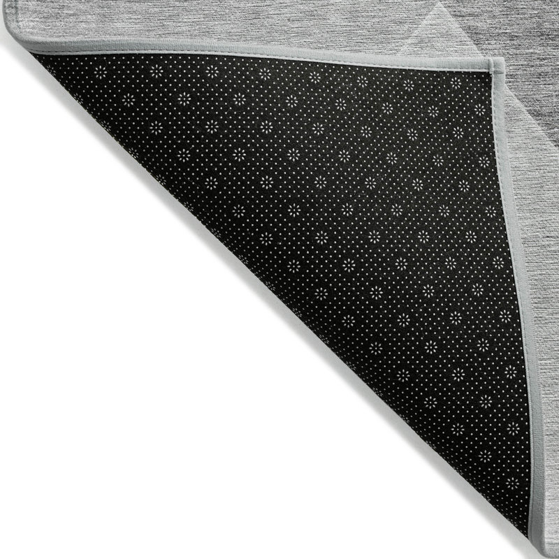  Tapis d'entrée antidérapant Malchow, Rond 8 pi