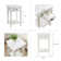 Solid Wood Square Side Table