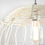 Luminaire suspendu en osier