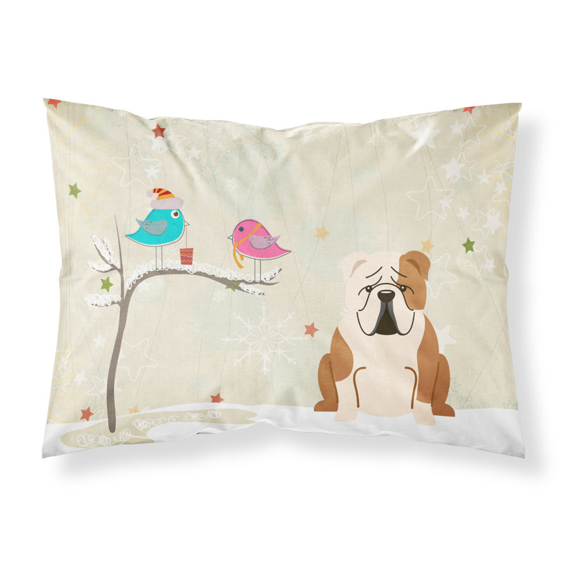 Microfiber, White English Bulldog Fawn