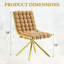Ensemble de 2 chaises capitonnées modernes au design unique-648959252-648959256