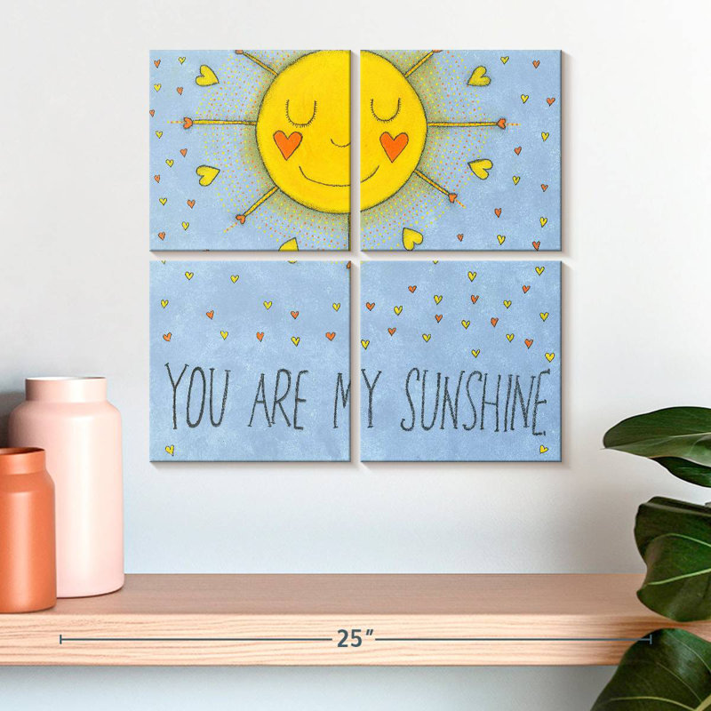 Tergel You Are My Sunshine Splashy, H 18 po x l 18 po