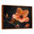 Toile avec cadre flottant brun