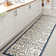 Deilani Vintage Filigree Textured Weave Navy/Beige Indoor/Outdoor Rug