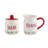 Pfaltzgraff Winterberry Sugar and Creamer Set