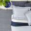 Herringbone Indigo/White Handwoven Indoor/Outdoor Rug-41080171