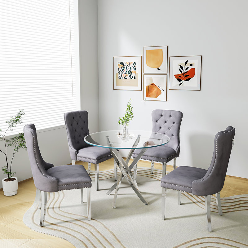 Ensemble repas, 5, Gris, Argent argent