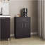 Armoire garde-manger H 33 po, un tiroir, deux tablettes intérieures, deux portes