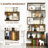 75" H x 31.5" W Geometric Bookcase-1600688503-1600688502